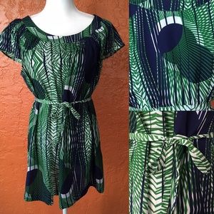 Liz Lange Maternity Green And Navy Top
